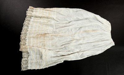 Lot 458 - Christening robes, cape and assorted caps,...