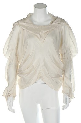 Lot 60 - A John Galliano silk shirt with 'circle' cut...