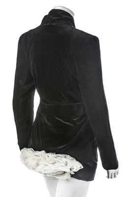 Lot 65 - A Vivienne Westwood black velvet ensemble,...