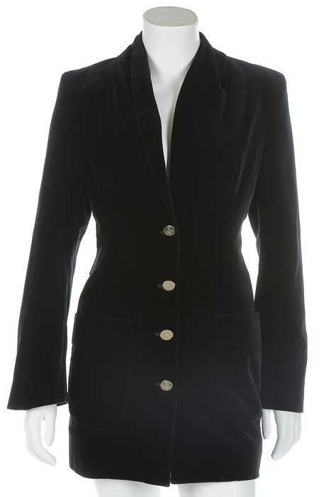 Lot 65 - A Vivienne Westwood black velvet ensemble,