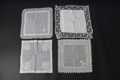 Lot 467 - A group of handkerchiefs belonging to Miss...