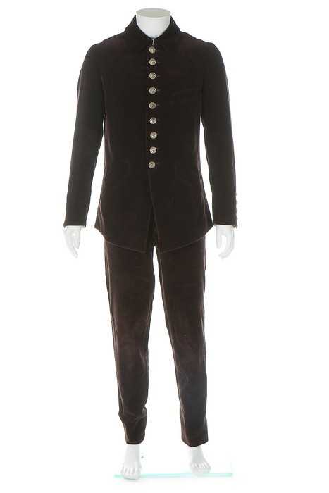 Lot 218 - A Jean Paul Gaultier brown elephant-cord suit,...
