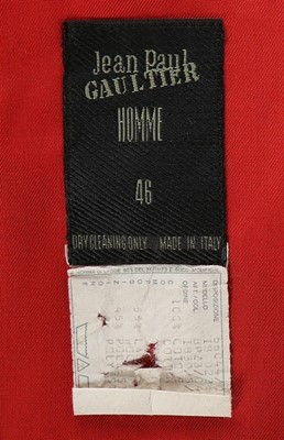 Lot 218 - A Jean Paul Gaultier brown elephant-cord suit,...