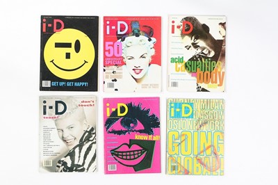 Lot 220 - Six issues of i-D magazine, 1987-88, including...