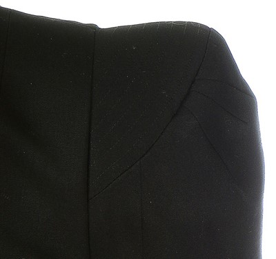 Lot 237 - A John Galliano black gabardine coat/dress,...