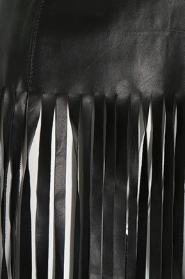 Lot 310 - A Jean Paul Gaultier black leather 'car-wash'...