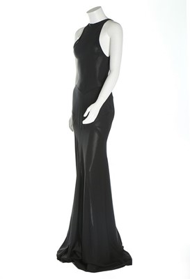 Lot 311 - An Azzedine Alaia black knitted silk jersey...