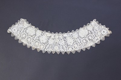 Lot 470 - A needlepoint collar and two similar joined...