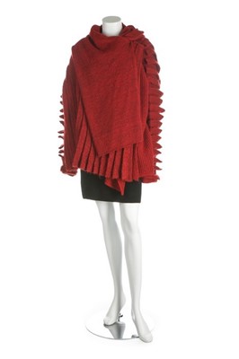 Lot 335 - An Issey Miyake knitted, ribbed and pleated...