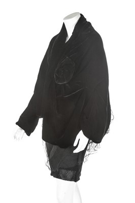 小物 1991aw comme des garcons chic punk scarf Comme Des Garçons Tulle Scarf with Flowers – THE WAY WE WORE