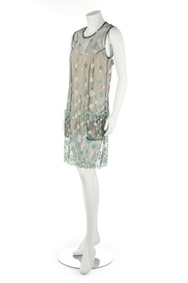 Lot 342 - A Comme des Garçons embroidered tulle dress,...