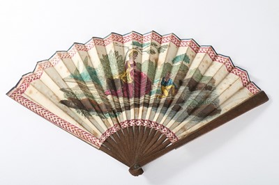 Lot 85 - Four pierced bone or sandalwood fans, circa...