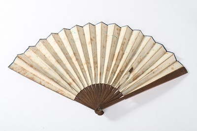 Lot 85 - Four pierced bone or sandalwood fans, circa...