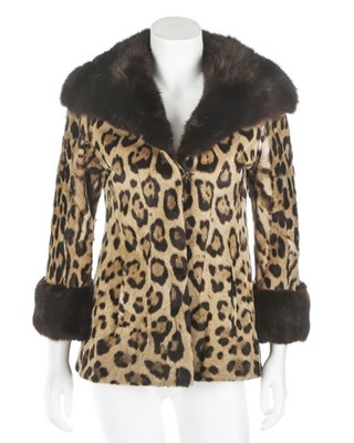 Lot 91 - A jaguar fur jacket, 1950s, panthera onca,...