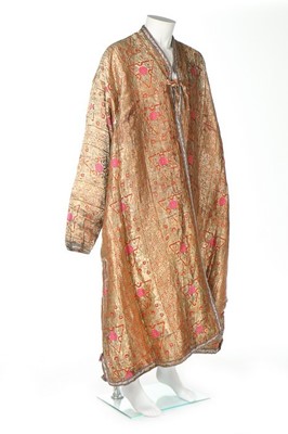 Lot 401 - A brocaded cloth of gold man's robe, (joma),...