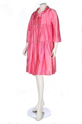 Lot 360 - A Christian Dior New York pink satin evening...