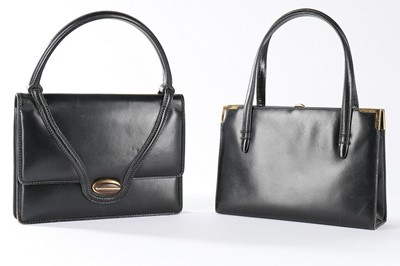 Lot 37 - Three Gucci leather handbags, 1950s-60s,...