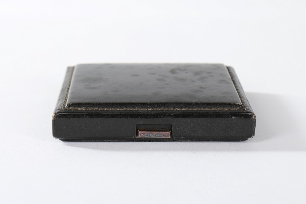 HERMES Cigar Case Ashtray Case Cigarette Case Leather Unisex Used :  Clothing, Shoes & Jewelry 