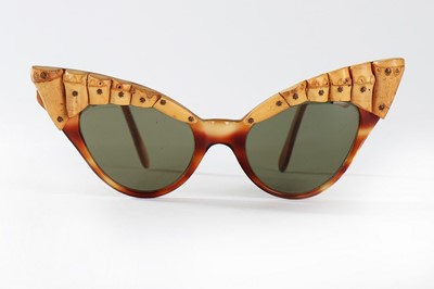 Lot 364 - A pair of Oliver Goldsmith 'Peru' cat-eye...