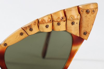 Lot 364 - A pair of Oliver Goldsmith 'Peru' cat-eye...