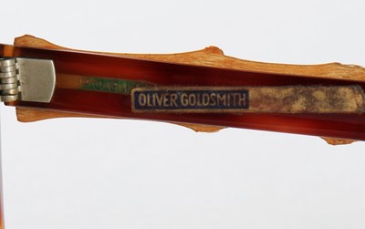Lot 364 - A pair of Oliver Goldsmith 'Peru' cat-eye...
