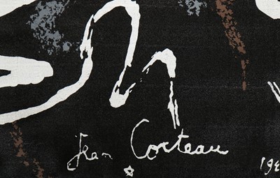 Lot 209 - An Ascher art square - Jean Cocteau 'Visage',...