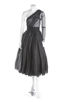 Lot 315 - A Romeo Gigli black silk tulle dress, modern,...