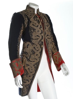 Lot 293 - An elaborately embroidered gentleman's court...