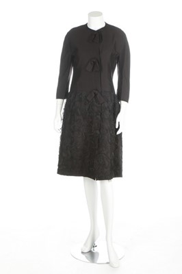 Lot 125 - A Jean Desses cocktail coat, circa 1965, Paris...