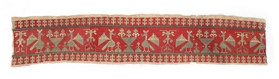 Lot 371 - An embroidered border, Azzemour, Morocco,...