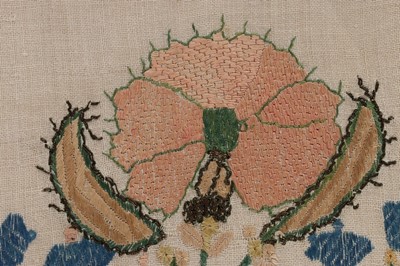 Lot 393 - A group of Ottoman embroidered sashes, napkins,...