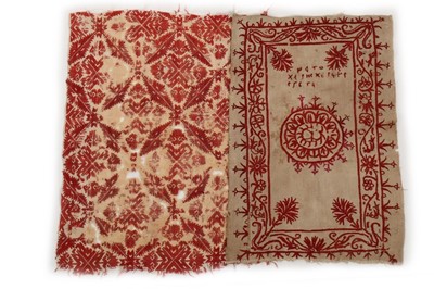 Lot 396 - A group of Greek Island embroidered textiles,...