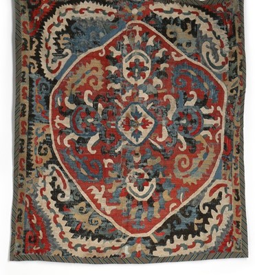 Lot 409 - An embroidered panel, Caucasian, late 18th...