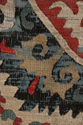 Lot 409 - An embroidered panel, Caucasian, late 18th...