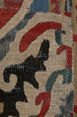 Lot 409 - An embroidered panel, Caucasian, late 18th...