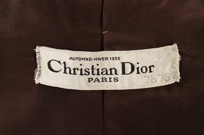 Lot 114 - A Christian Dior couture brown tweed day suit,...