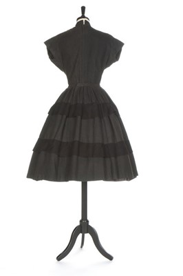 Lot 139 - A Christian Dior London grey wool day dress,...