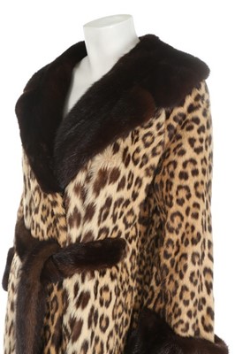 Lot 122 - A leopard skin coat, 1950s, Panthera Pardus,...