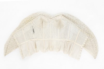 Lot 135 - A Christian Dior couture embroidered white...