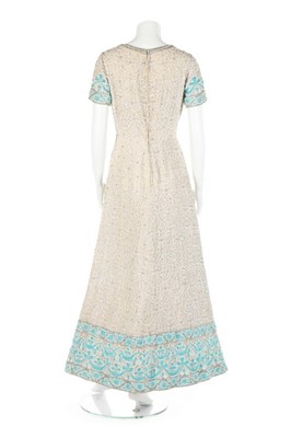 Lot 187 - A Christian Dior London heavily embellished...