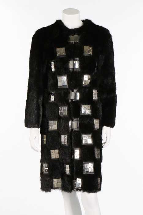 Lot 183 - A fine and rare Paco Rabanne mink coat with