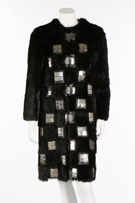 Lot 183 - A fine and rare Paco Rabanne mink coat with...