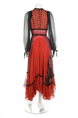 Lot 246 - A Thea Porter 'gypsy' dress, circa 1969,...