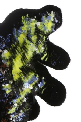 Lot 345 - Björk's Nikoline Liv Andersen couture painted...