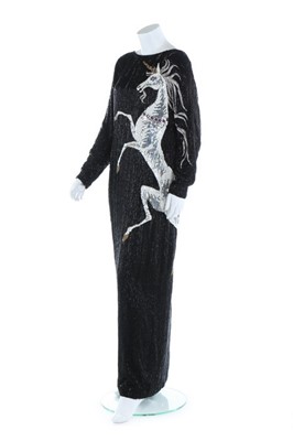 Lot 263 - A Bob Mackie 'Unicorn' dress, 1980s,...