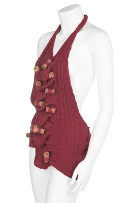 Lot 275 - A rare John Galliano knitted cotton...