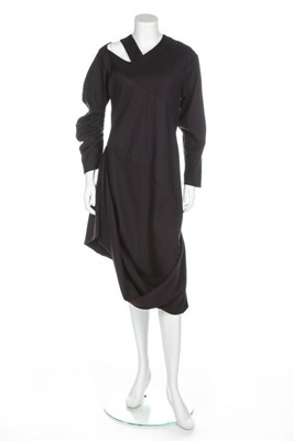 Lot 283 - A John Galliano navy gabardine dress,...