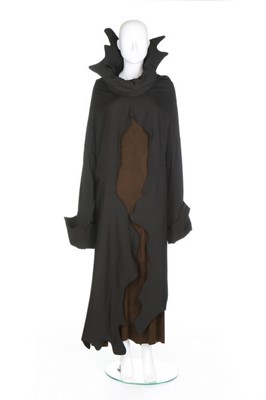 Lot 323 - A Yohji Yamamoto patchwork suede and silk...