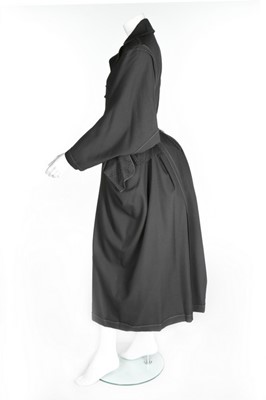 Lot 325 - A Yohji Yamamoto black wool 'bustle' ensemble,...