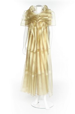 Lot 315 - An Issey Miyake striped gauze ensemble, Autumn-...